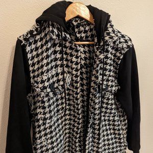 Fate Vici Houndstooth Hoodie Jacket - L